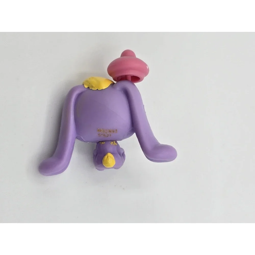 LITTLEST PET SHOP PURPLE BUNNY RABBIT‎ FIGURINE COLLECTIBLE LPS